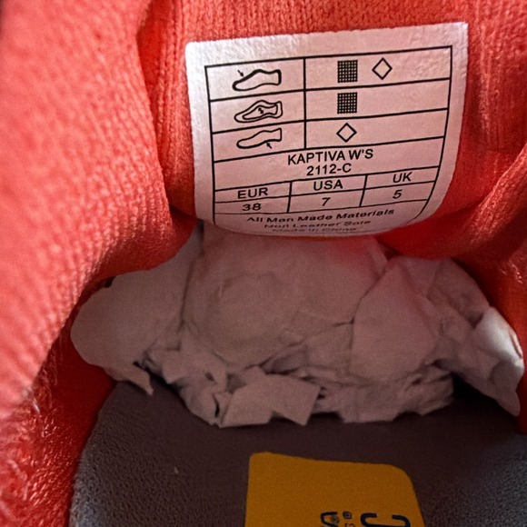 La Sportiva Women's Size 7 Kaptiva Hibiscus Malibu Blue Training Racing Shoe New - Picture 11 of 13